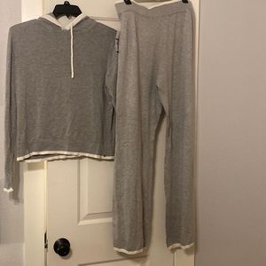 Sofia Intimates Matching Gray Sweater and Pant